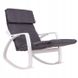 Кресло-качалка Homart HMRC-024 серый с белым (9304)