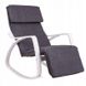 Кресло-качалка Homart HMRC-024 серый с белым (9304)