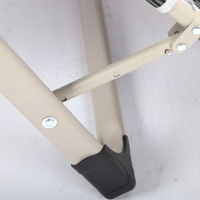 Купити Шезлонг лежак Homart ZGC-011 120 кг чорний з матрасом (9868) 8