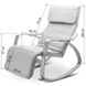 Кресло-качалка Homart HMRC-025 серый с темным деревом (9305)