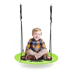 Купити Дитяча гойдалка гніздо підвісна Eco Toys MIR6001 100 см зелена (9418) 1