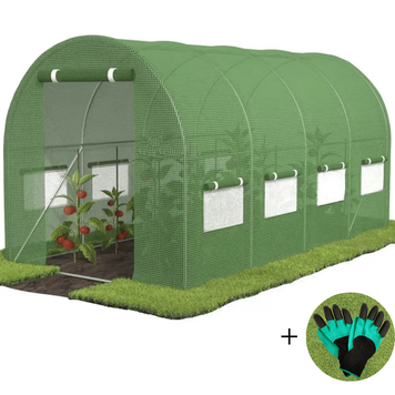 Купить Теплица парник Homart 2,5x4м 10м2 + перчатки садовые (9347) 1