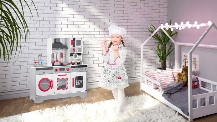 Купити Дитяча дерев'яна кухня Lolly Kids LK566BR + аксесуари (9390) 6