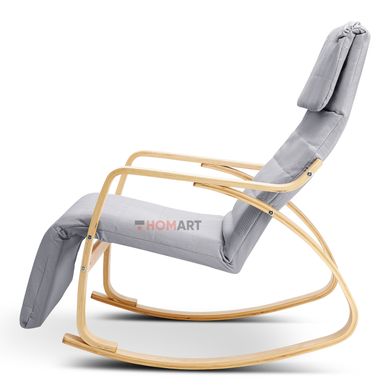 Купить Кресло-качалка Homart HMRC-023 светло-серый (9303) 5
