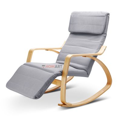 Купить Кресло-качалка Homart HMRC-023 светло-серый (9303) 3