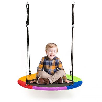 Купити Дитяча гойдалка гніздо підвісна Eco Toys MIR6001 100 см різнокольоровий (9419) 1