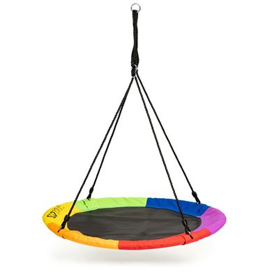 Купити Дитяча гойдалка гніздо підвісна Eco Toys MIR6001 100 см різнокольоровий (9419) 4