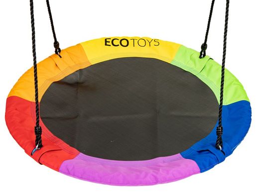 Купити Дитяча гойдалка гніздо підвісна Eco Toys MIR6001 100 см різнокольоровий (9419) 6