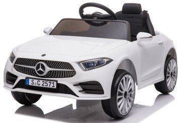 Купить Электромобиль детский Mercedes-Benz CLS 350 лицензия белый (9904) 1