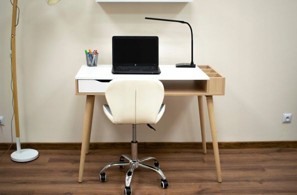 Купити Крісло офісне Homart Modern сіро-білий (9349) 3