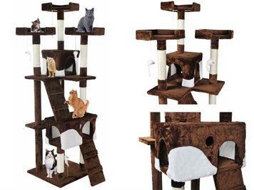 Купить Когтеточка, дряпка для кота Malatec 2779/170 см коричневый с белым (9479) 1