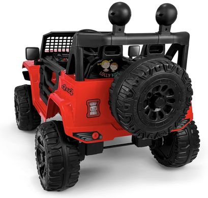 Купити Електромобіль дитячий Lolly Kids LKT-7589 з пультом керування і м'якими колесами EVA червоний (9723) 5