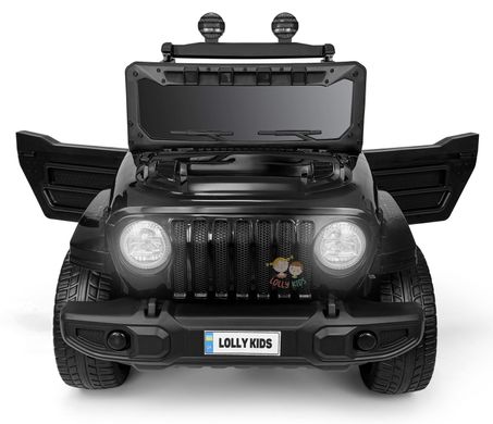 Купить Электромобиль детский Lolly Kids LKT-3189 с пультом управления и мягкими колесами EVA черный (9635) 2