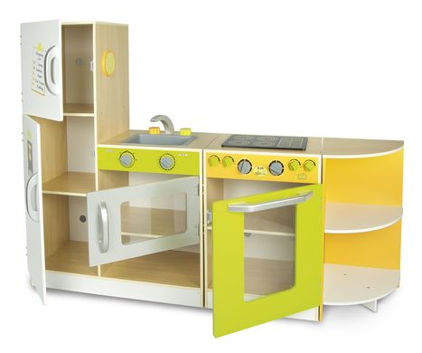 Купити Дитяча дерев'яна кухня Flex Concept 246209 + аксесуари (9096) 6