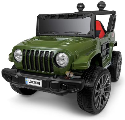 Купить Электромобиль детский Lolly Kids LKT-3189 с пультом управления и мягкими колесами EVA зеленый (9719) 3