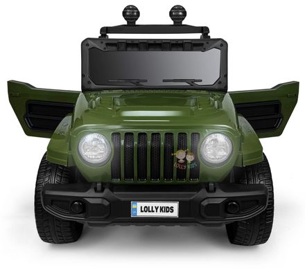 Купить Электромобиль детский Lolly Kids LKT-3189 с пультом управления и мягкими колесами EVA зеленый (9719) 2