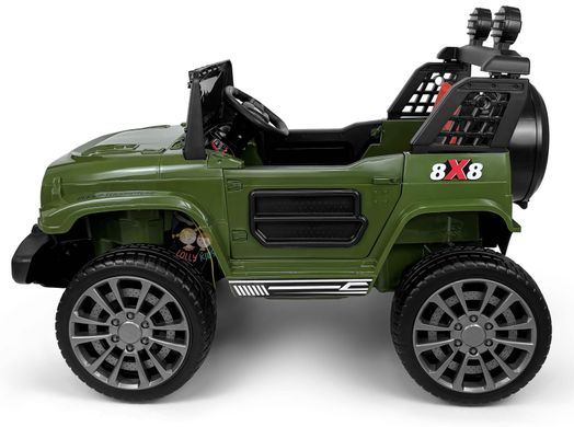 Купити Електромобіль дитячий Lolly Kids LKT-3189 з пультом керування і м'якими колесами EVA зелений (9719) 5