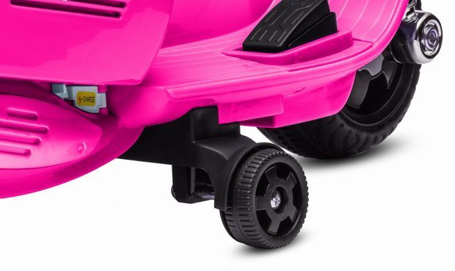Купить Детский электроскутер Vespa GTS лицензия розовый (10027) 6