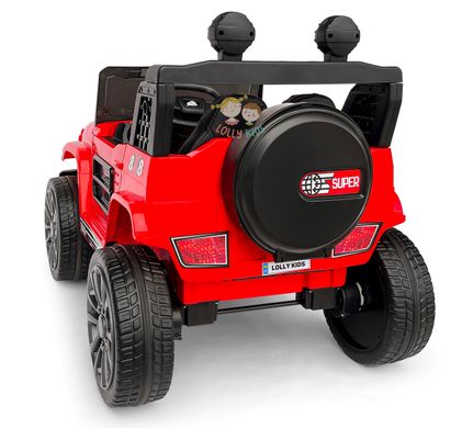 Купити Електромобіль дитячий Lolly Kids LKT-3189 з пультом керування і м'якими колесами EVA червоний (9652) 6