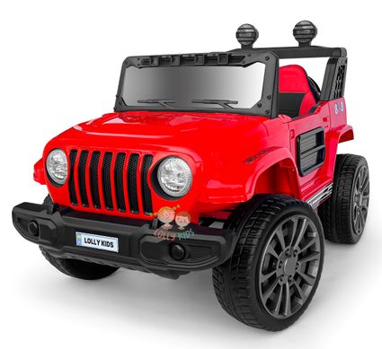 Купити Електромобіль дитячий Lolly Kids LKT-3189 з пультом керування і м'якими колесами EVA червоний (9652) 3