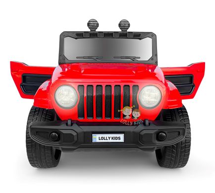 Купити Електромобіль дитячий Lolly Kids LKT-3189 з пультом керування і м'якими колесами EVA червоний (9652) 4