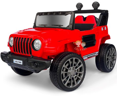 Купити Електромобіль дитячий Lolly Kids LKT-3189 з пультом керування і м'якими колесами EVA червоний (9652) 1