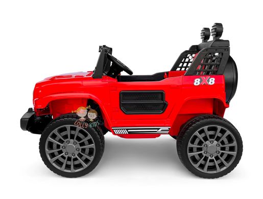 Купити Електромобіль дитячий Lolly Kids LKT-3189 з пультом керування і м'якими колесами EVA червоний (9652) 5