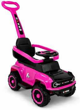 Купить Машинка каталка-толокар Lolly Kids LKT-517 + музыка розовая (9948) 1