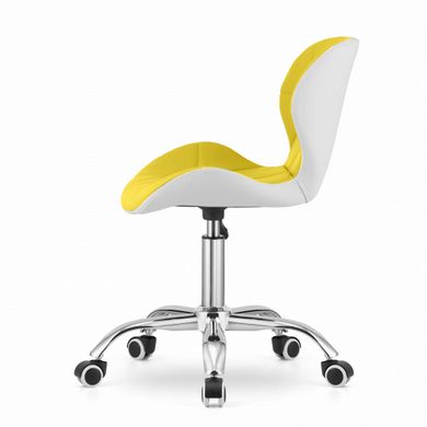 Купити Уцінка! Крісло офісне Homart Blum жовтий з білим (9433) 6