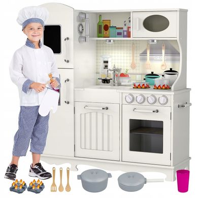 Купить Детская деревянная кухня Lolly Kids LK508 + подсветка и аксессуары (9385) 2