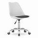 Крісло офісне LBT ALBA білий з чорним (9670)